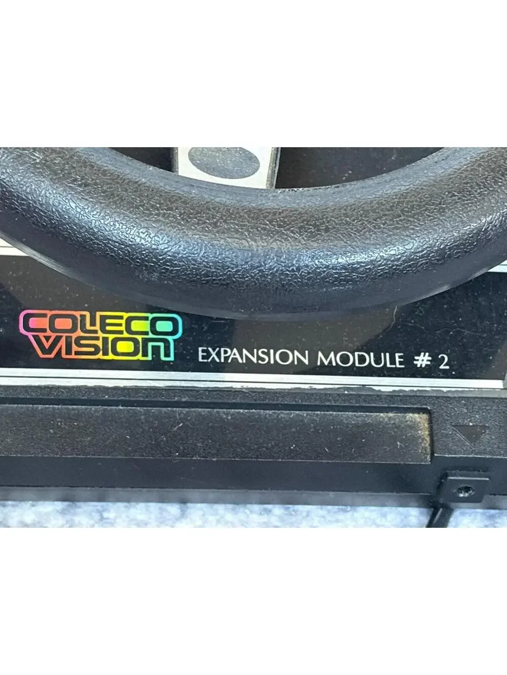 ColecoVision Expansion Module #2 Steering Wheel & Gas Pedal Controller Untested